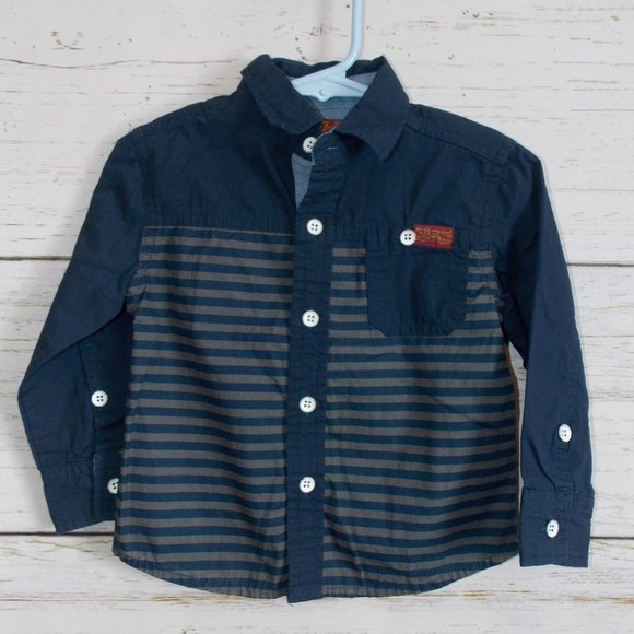 7 For All Mankind Other - 7 For All Mankind Striped Button-down